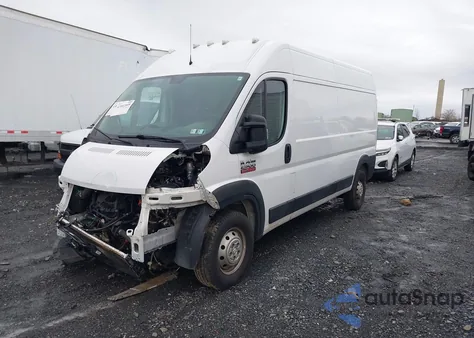 2020 Ram Promaster 2500 High Roof 159 Wb from USA, damaged, VIN 3C6TRVDG8LE139500